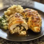 Pechuga de pollo rellena