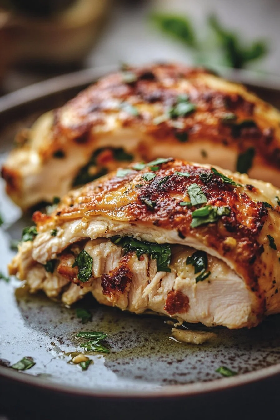 Pechuga de pollo rellena