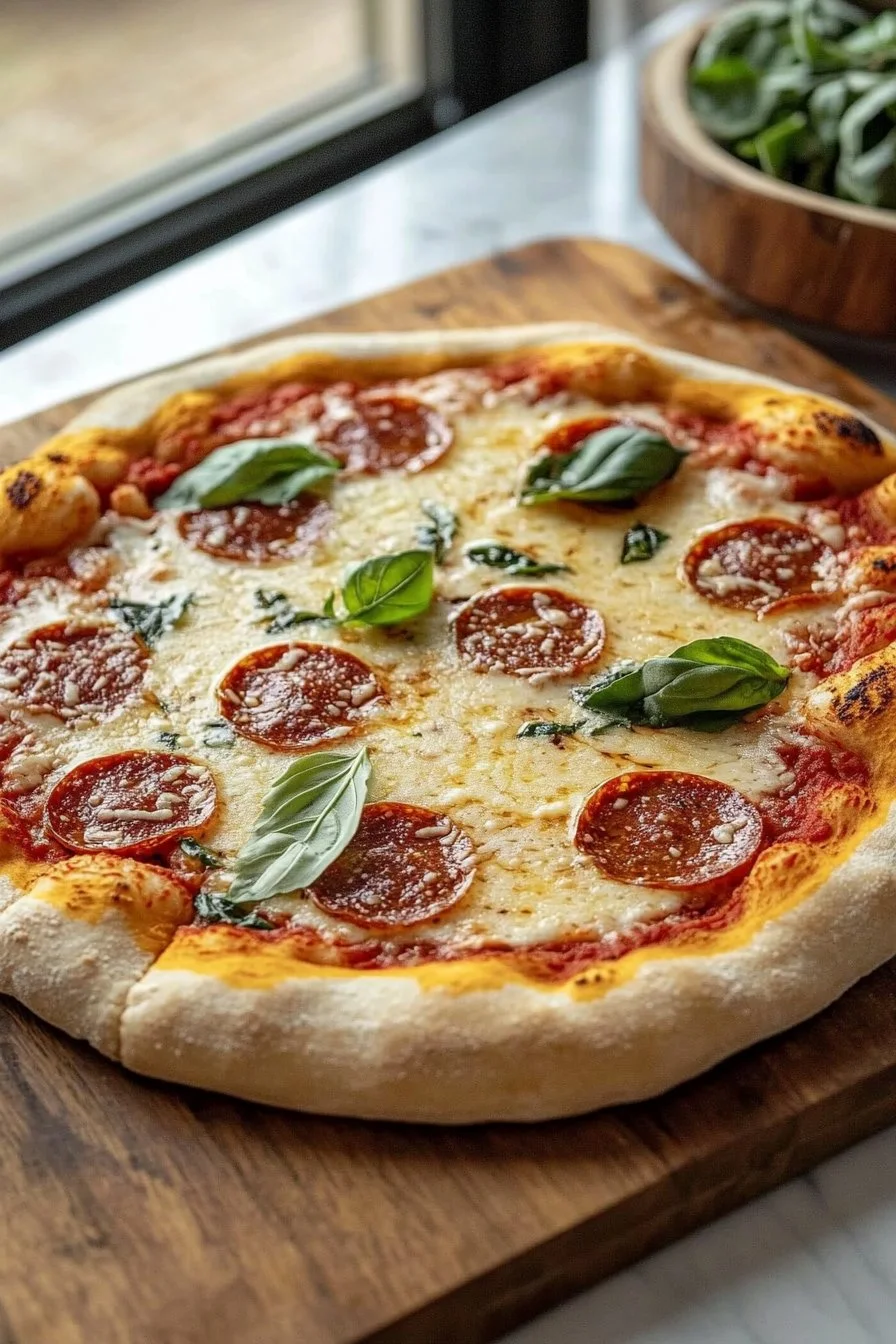 Pizza de masa madre