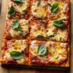 Pizza en bandeja para hornear