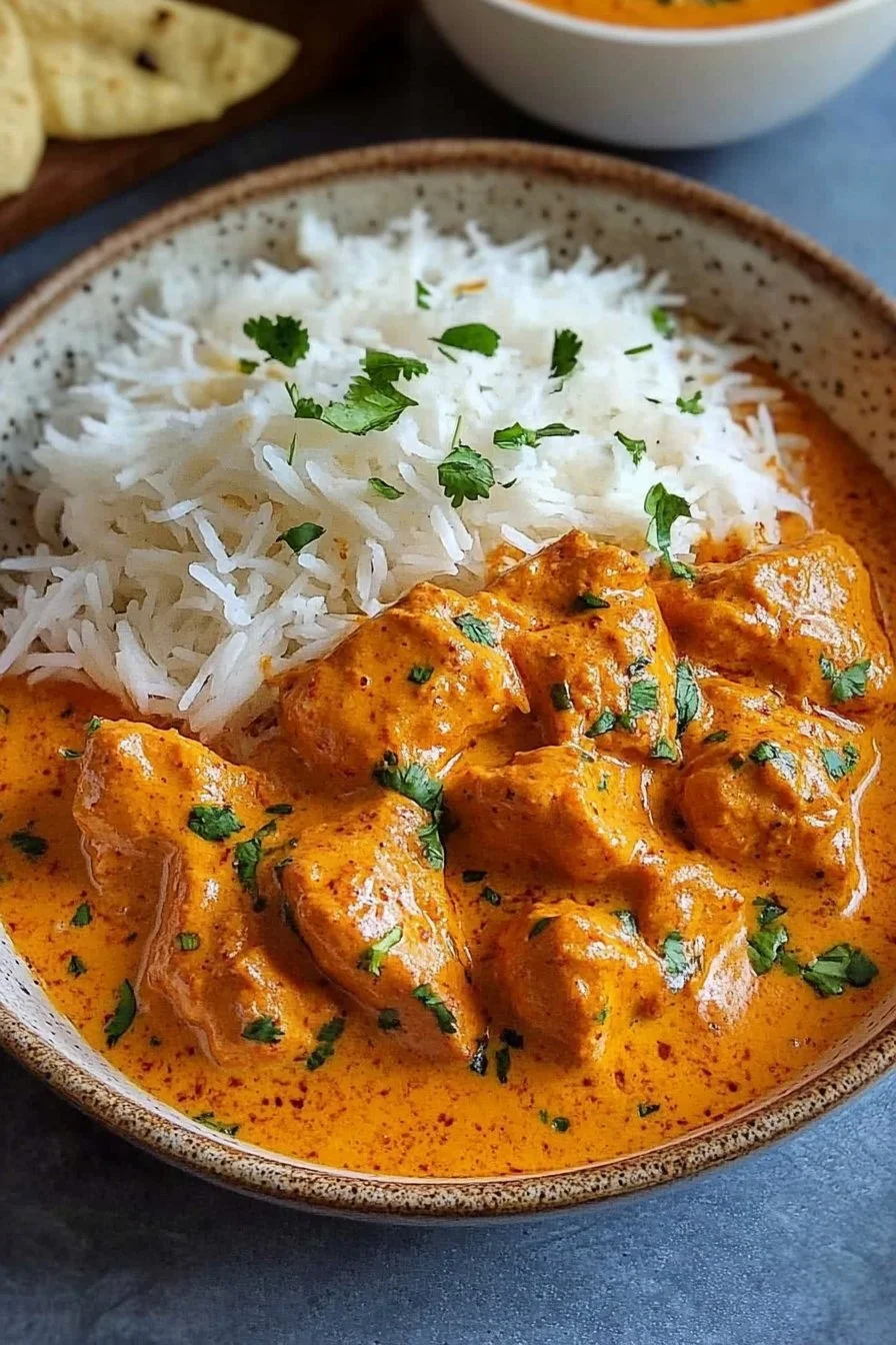 Receta de Pollo a la Mantequilla Rápido y Fácil Casera