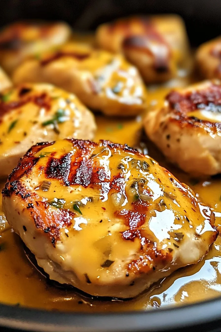 Pollo a la mostaza