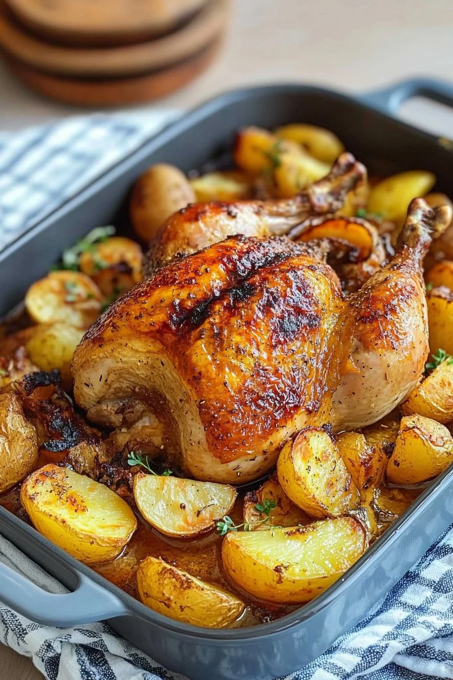 Pollo al Horno con Patatas