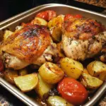 Pollo Asado al Horno con Patatas