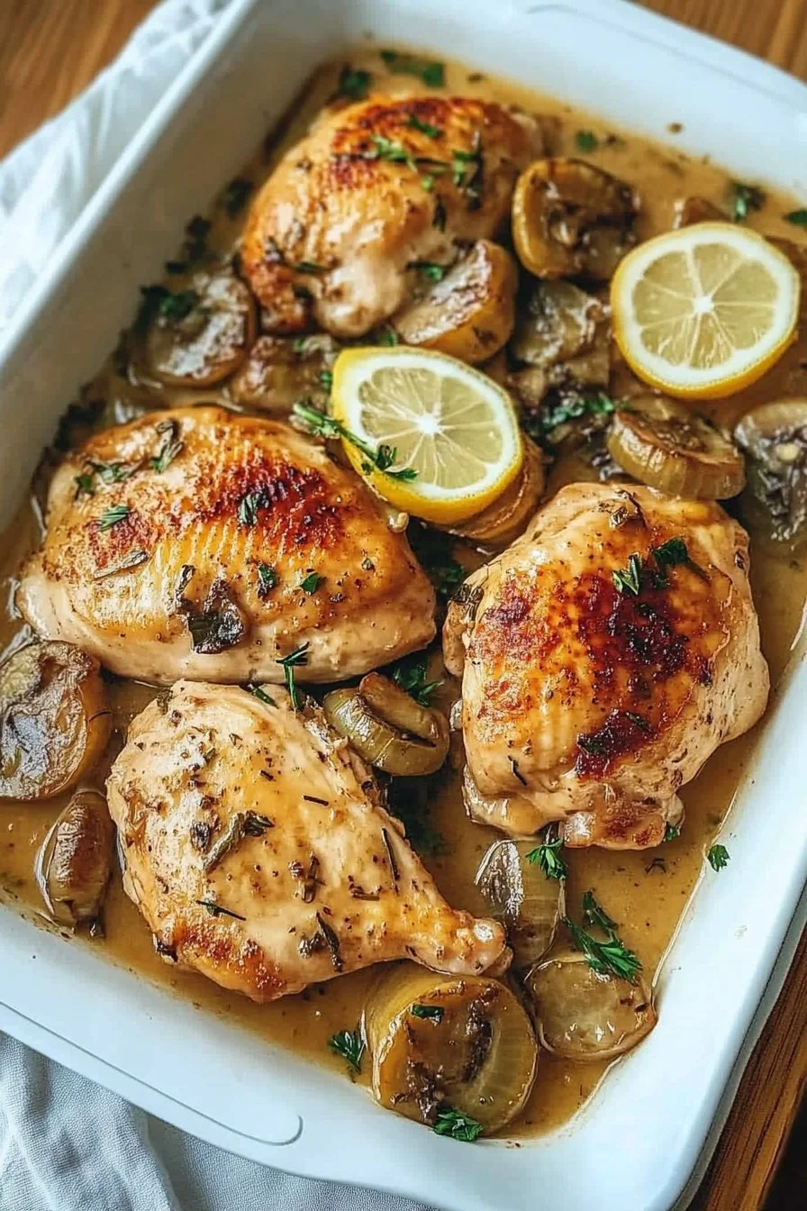 Pollo con Limón y Chalotes
