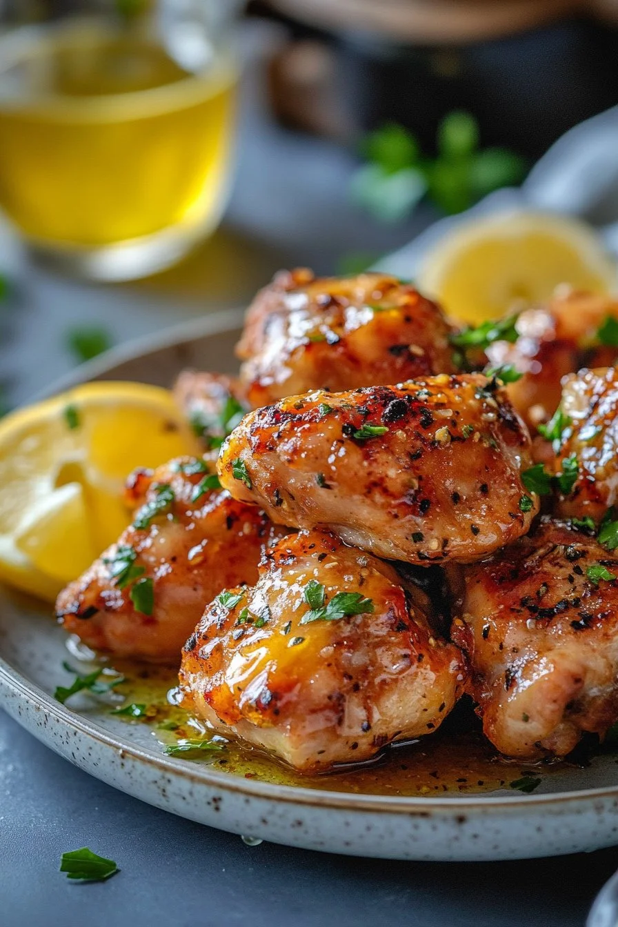 Pollo con Miel y Mostaza