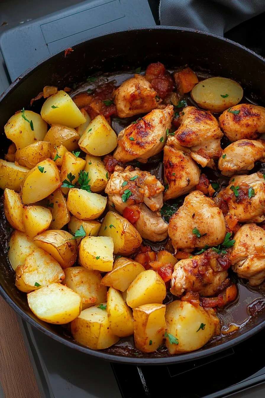 Pollo con Papas