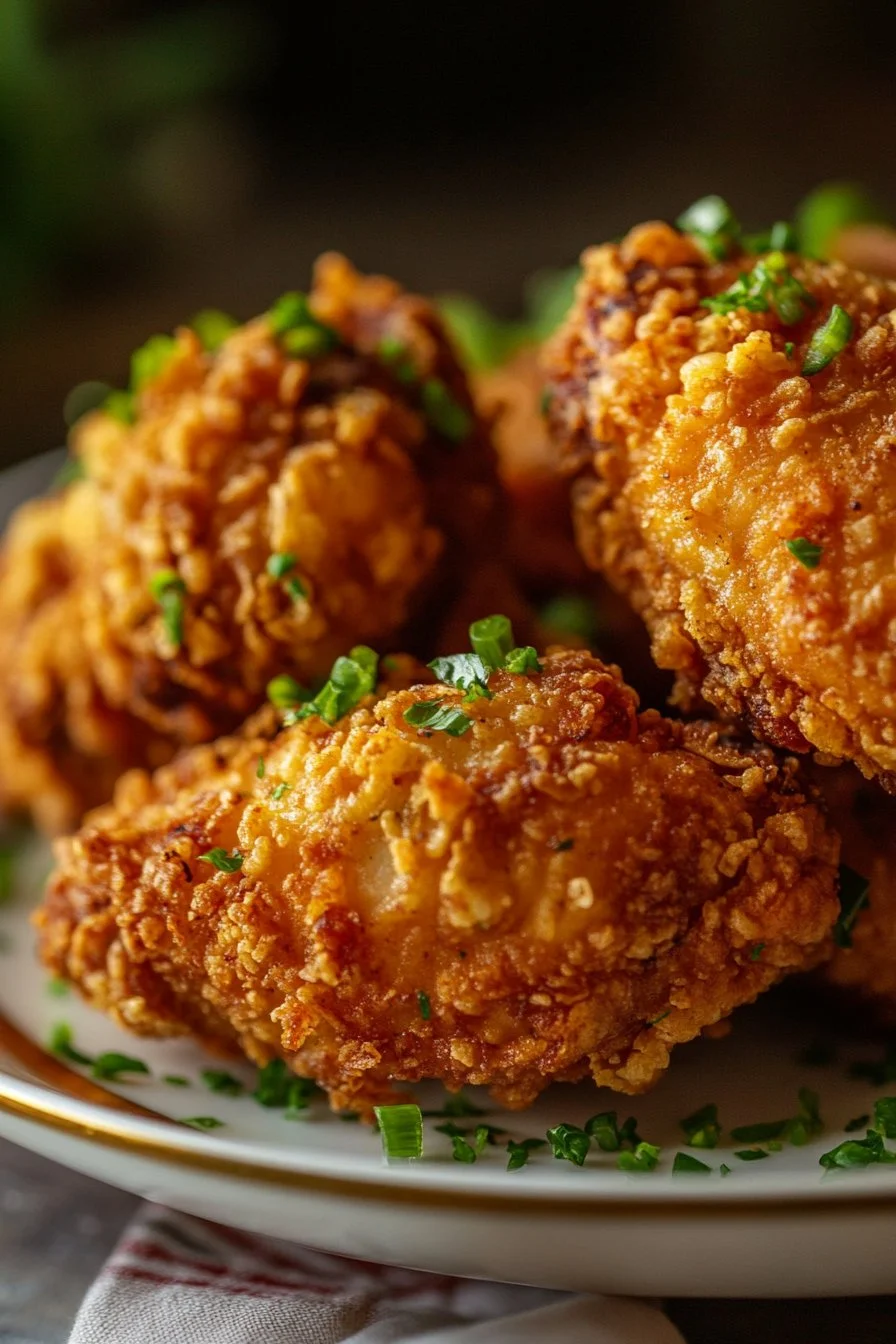 Pollo Frito Crocante Y Jugoso: Arquitectura De Costra Perfecta