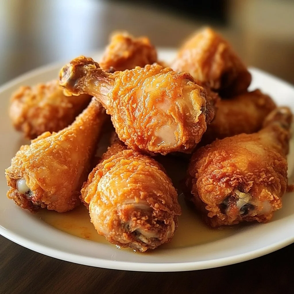 Plato de pollo frito extra crujiente con guarniciones