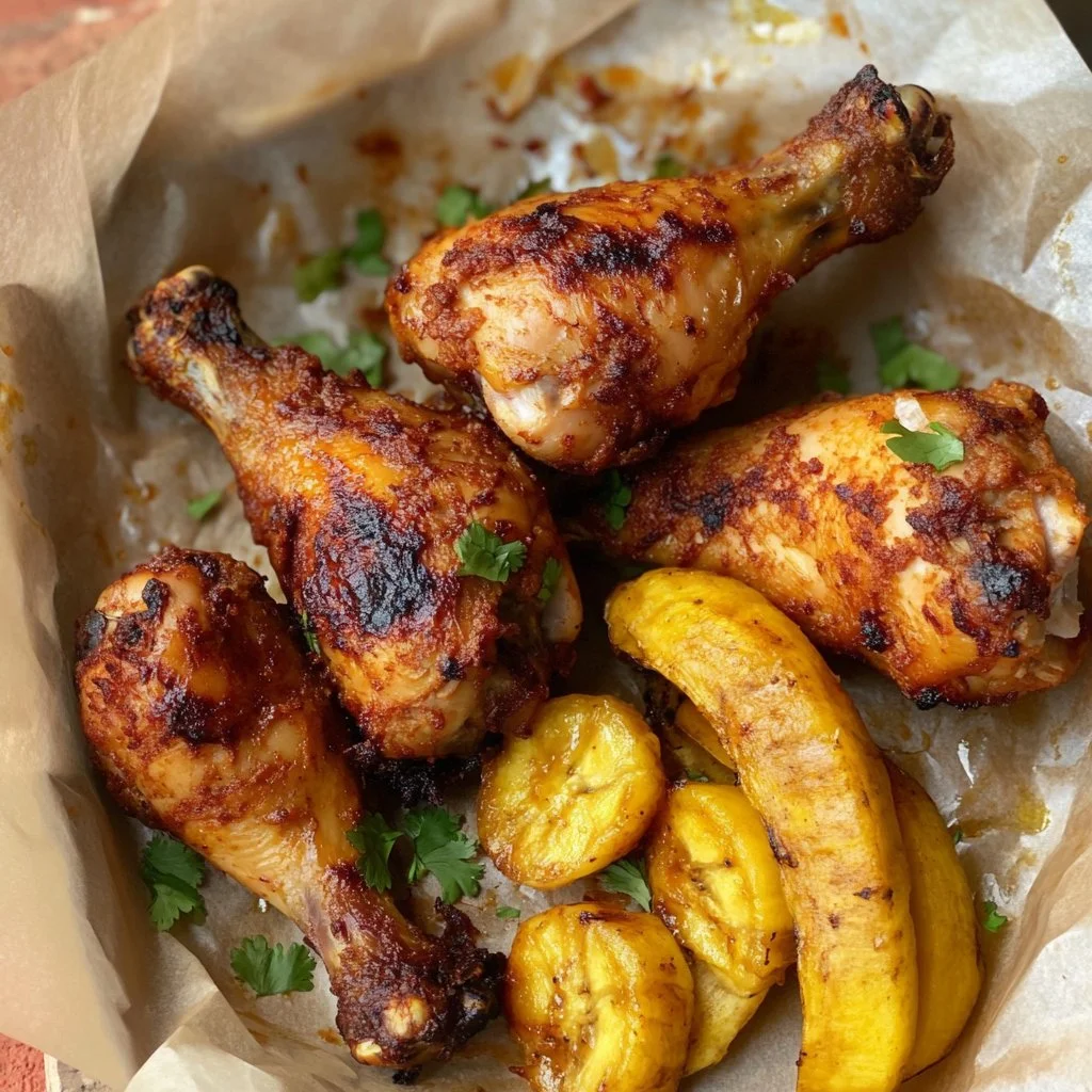 Pollo frito sin harina al estilo dominicano, crujiente y sabroso