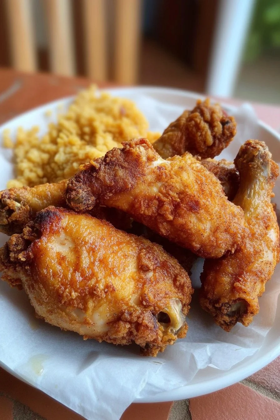 Pollo Frito sin Harina (Pollo Frito Dominicano)