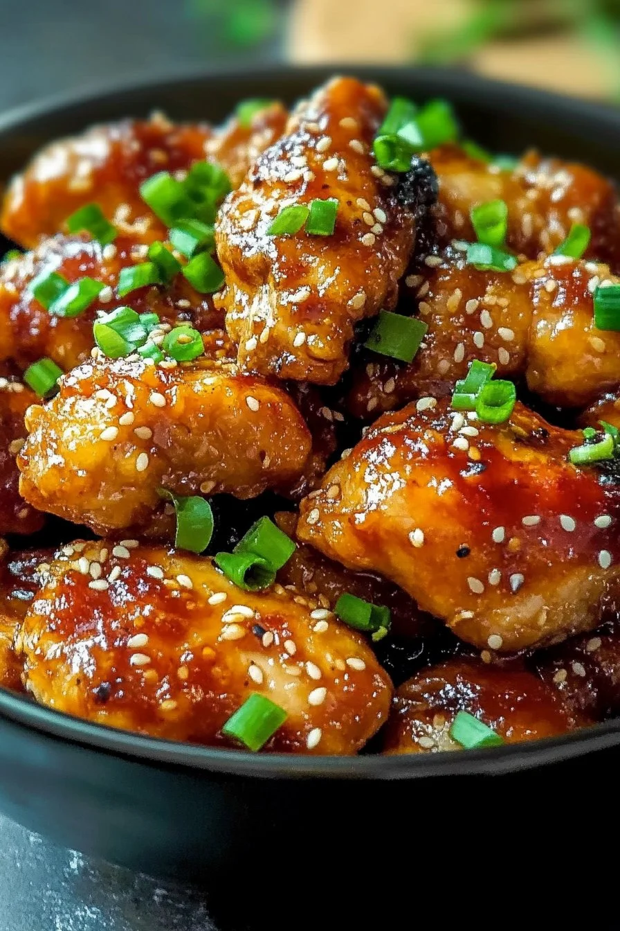 Pollo miel ajo fácil