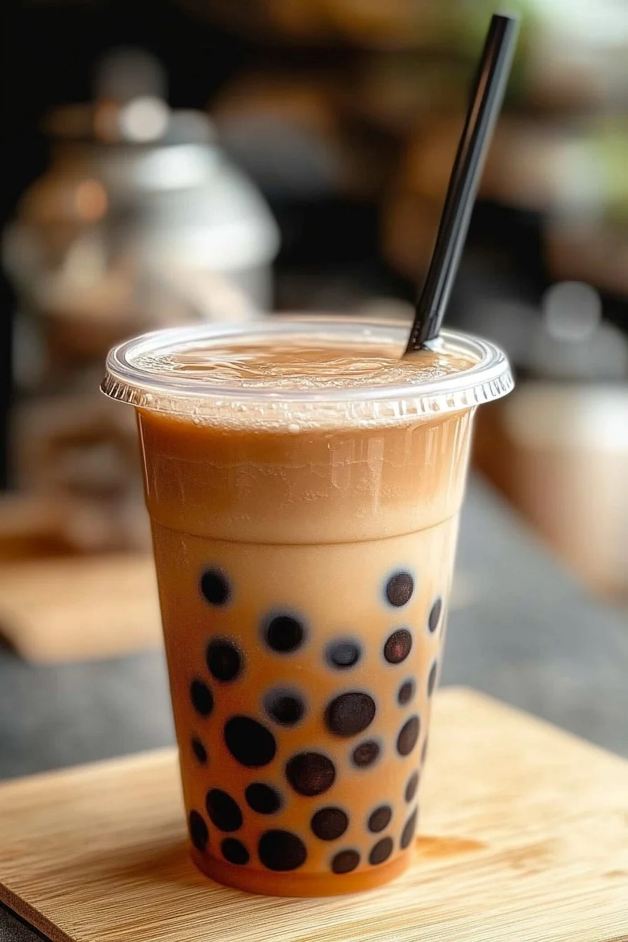 Té de leche con boba