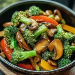 Salteado de Brócoli y Champiñones