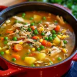 Sopa de Pollo con Verduras