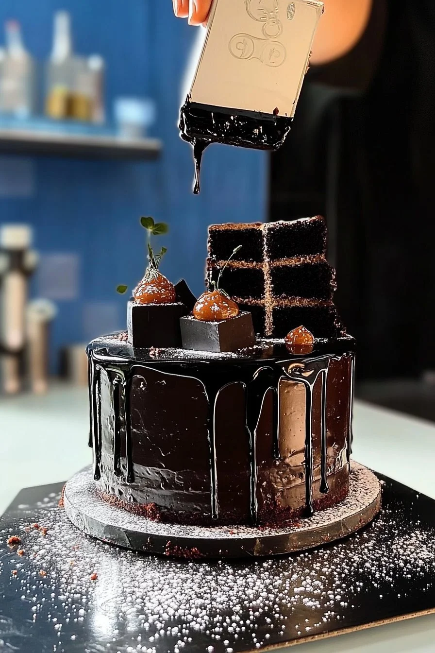 ¡Torta negra para 18! 😍