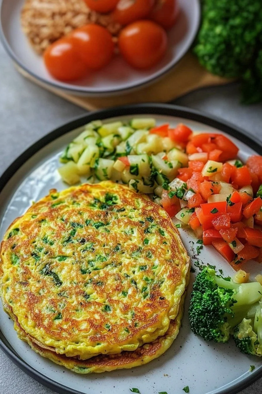 Tortilla de verduras nutritivas