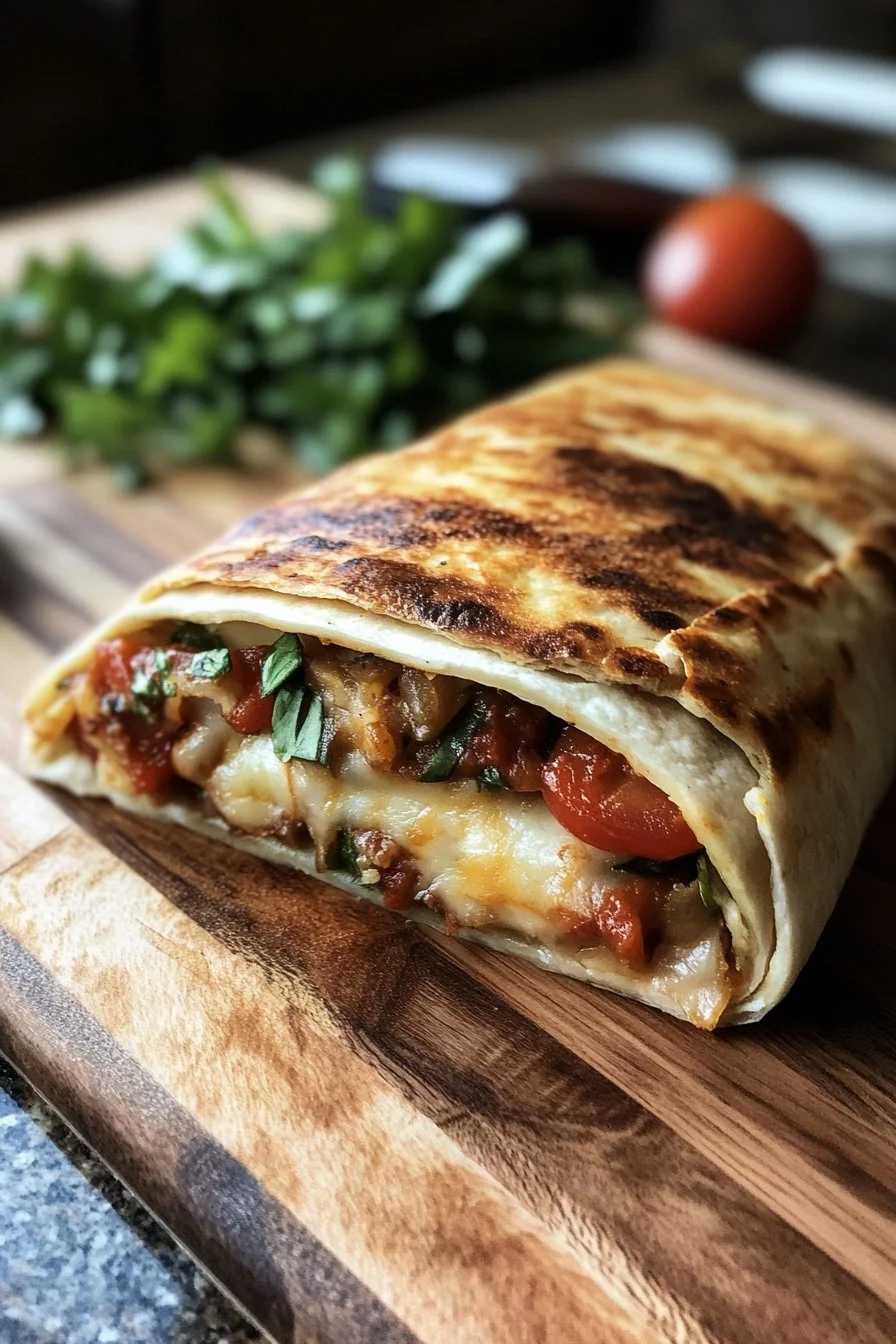 Tortilla Keto Rellena