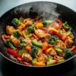 Wok de Pollo con Verduras