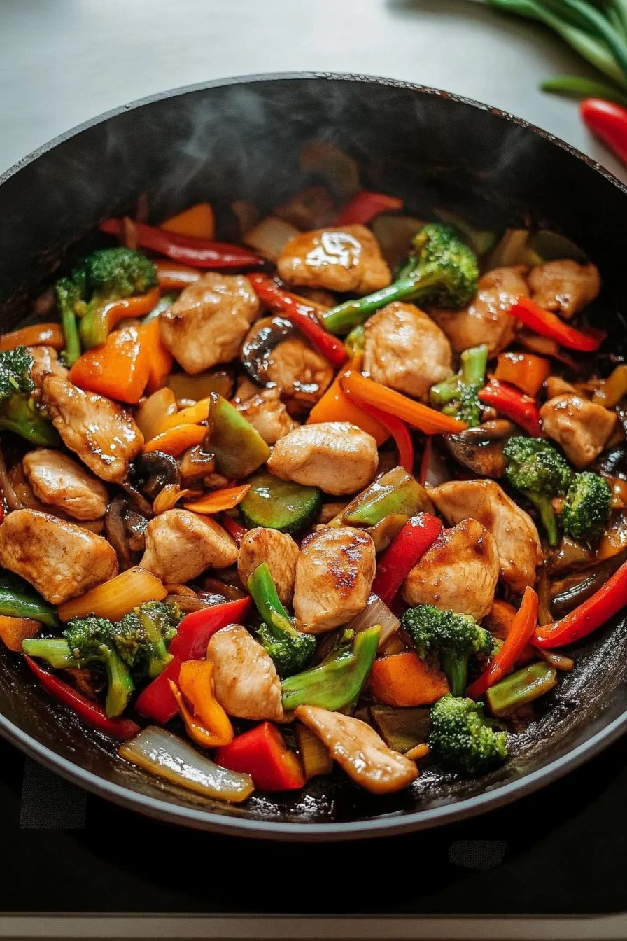 Wok de Pollo con Verduras