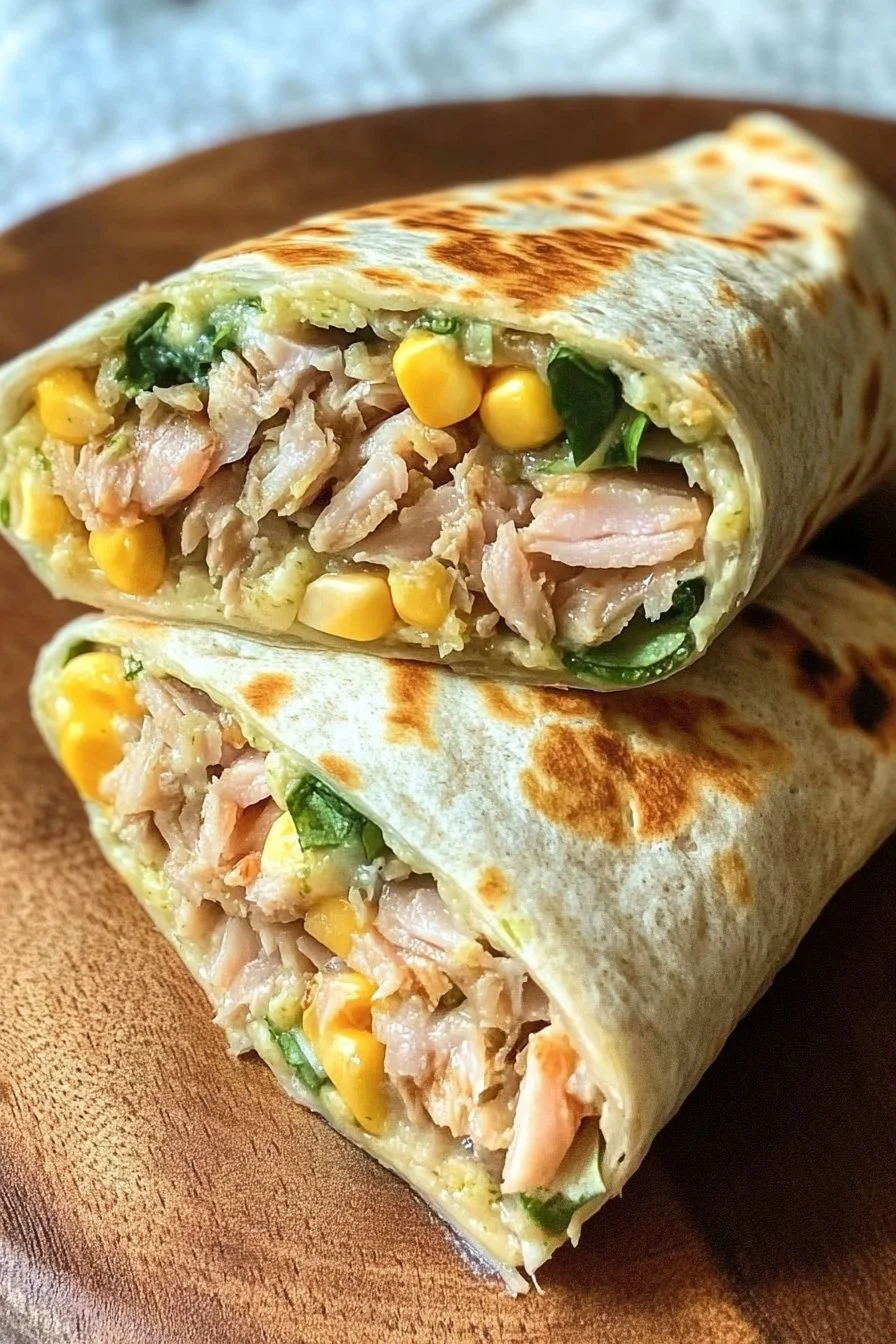 Wrap de atún saludable