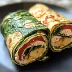 Wrap de espinacas Keto