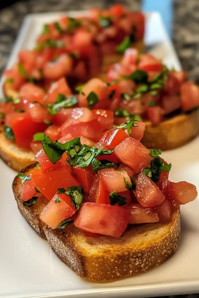 Classic Italian Bruschetta