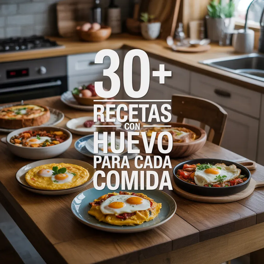 30+ Recetas con Huevo para Cada Comida