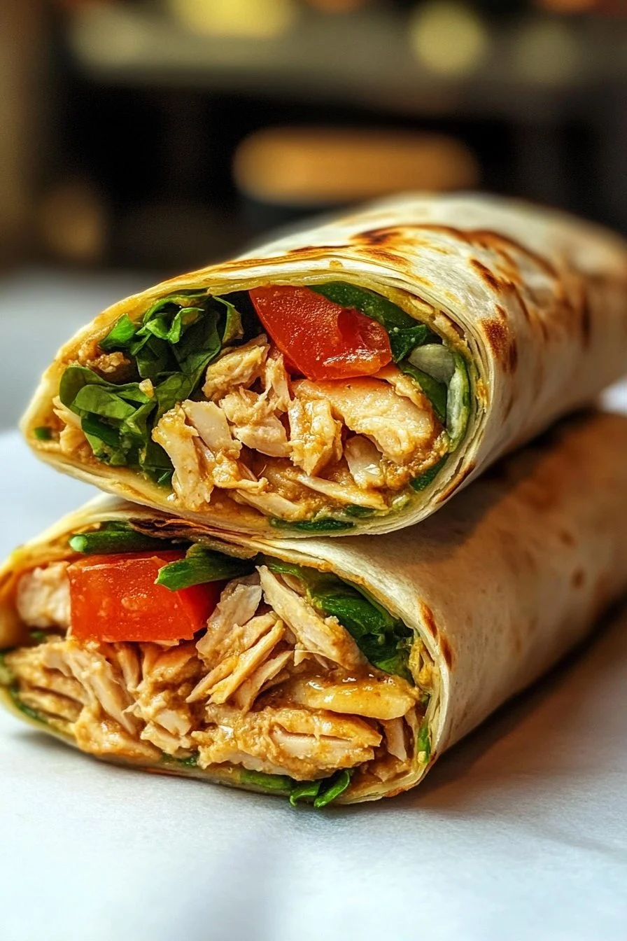 Healthy Tuna Melt Wrap