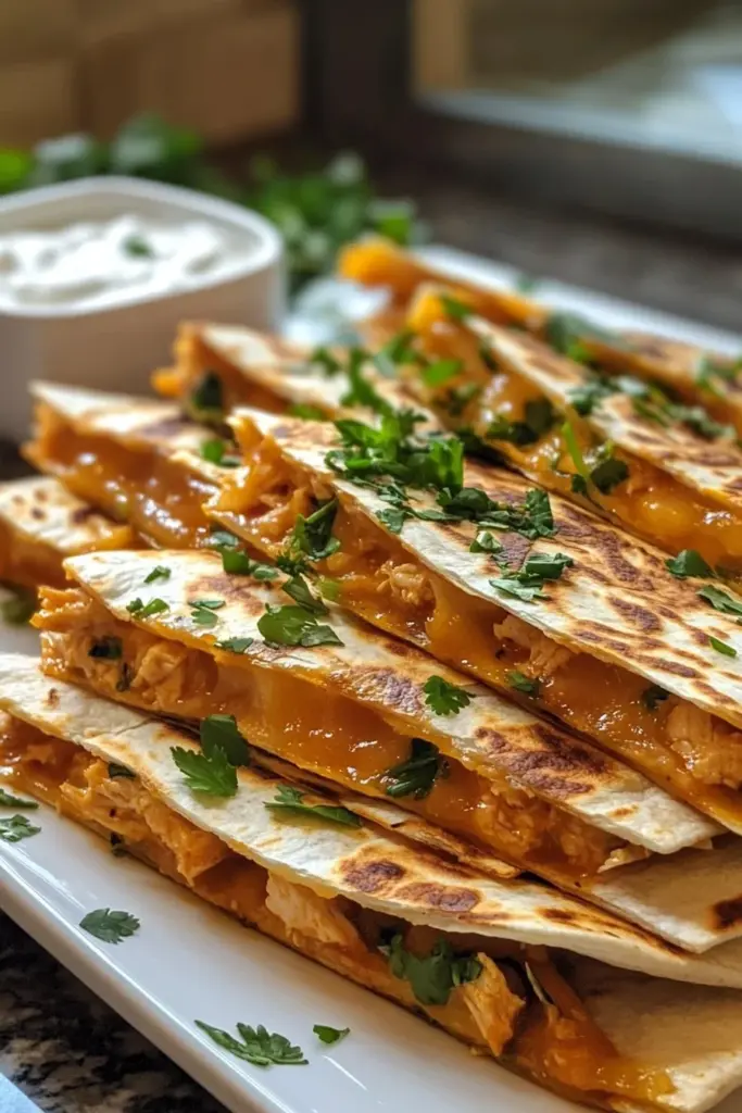 Quesadillas de Pollo Ranchero
