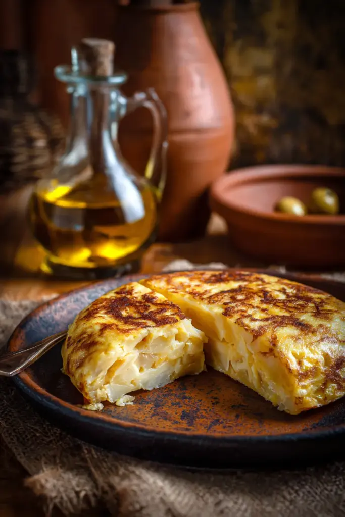 Recetas con Huevo: Desayunos y Comidas que Transforman lo Simple en Extraordinario 5 Icono de la tortilla española