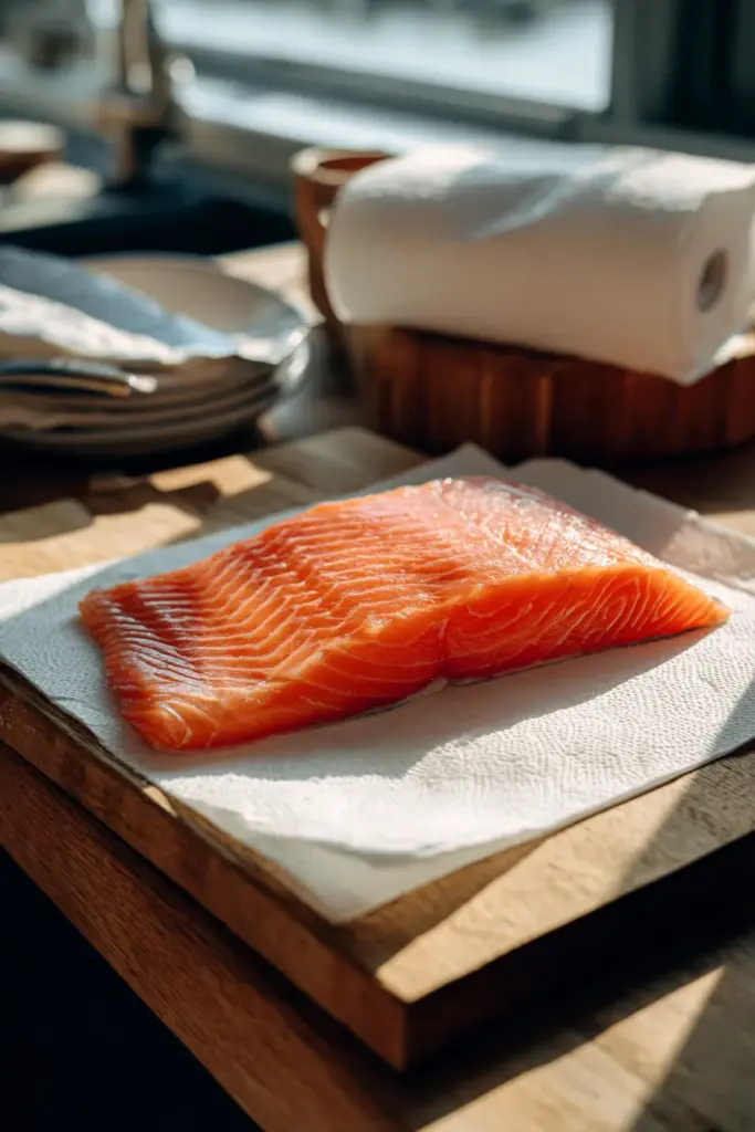 Preparación del salmón