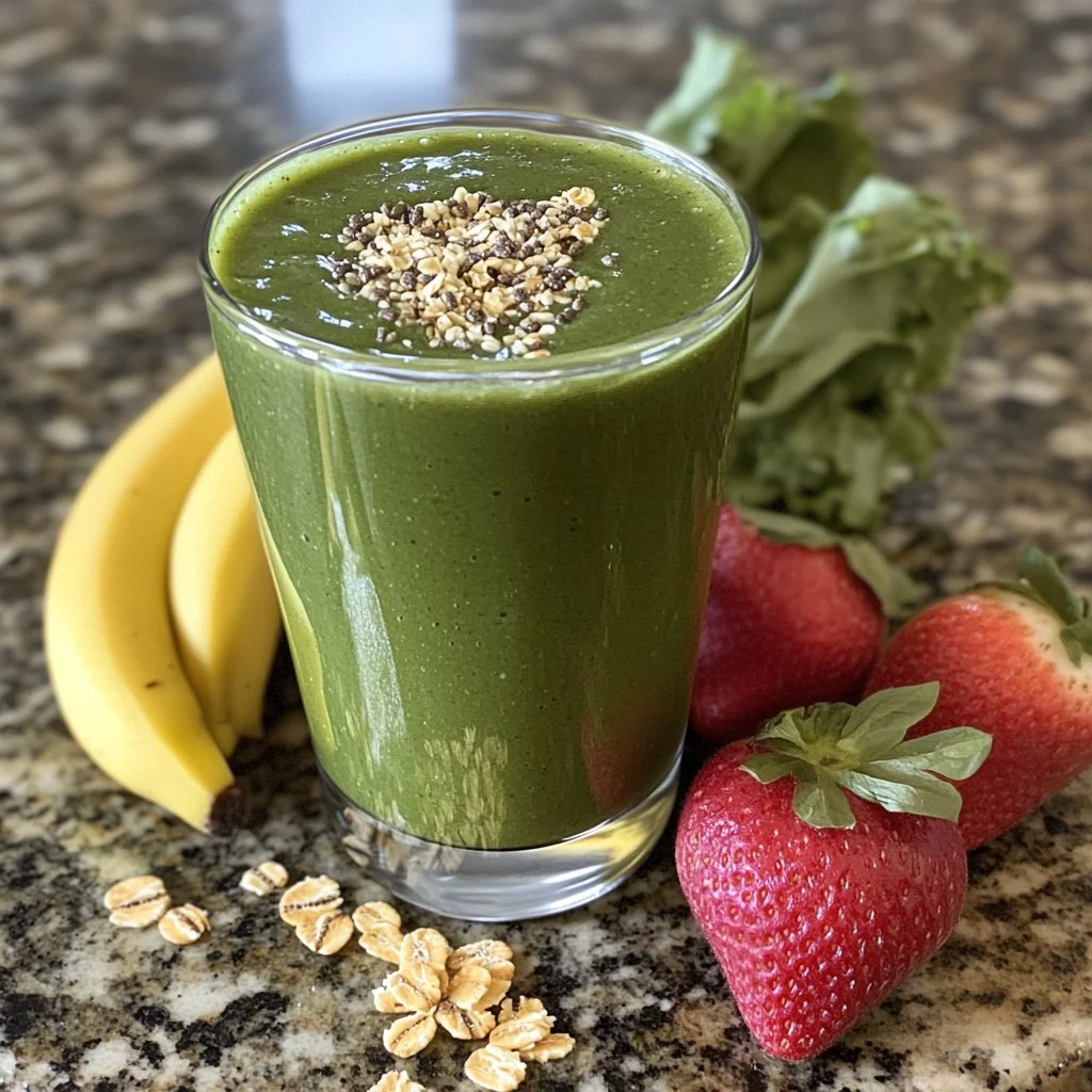 Image of a vibrant anti-inflammatory smoothie packed with healthy ingredients