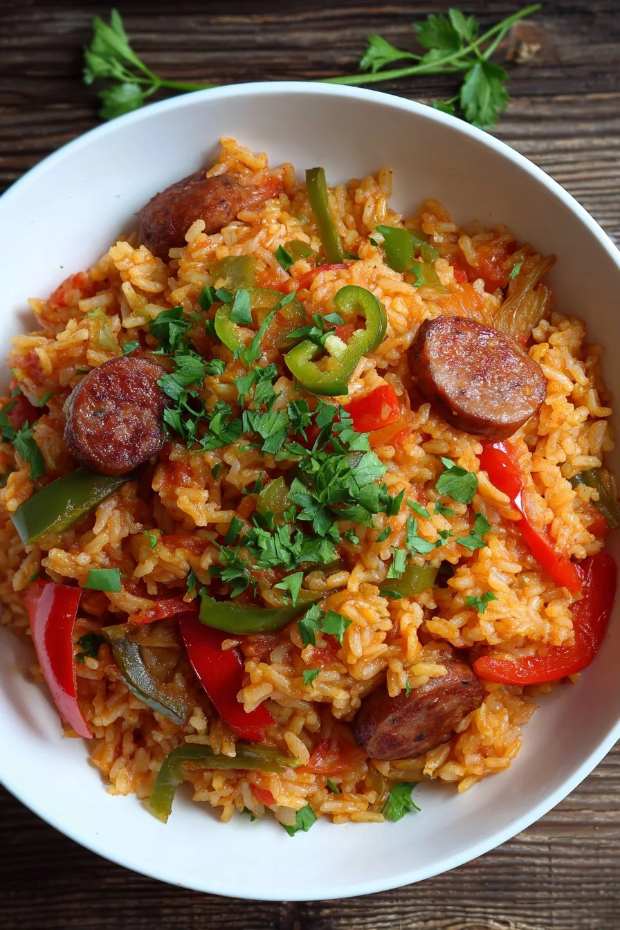 Arroz con carne serbia