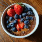 Avena Nocturna de Masa de Brownie