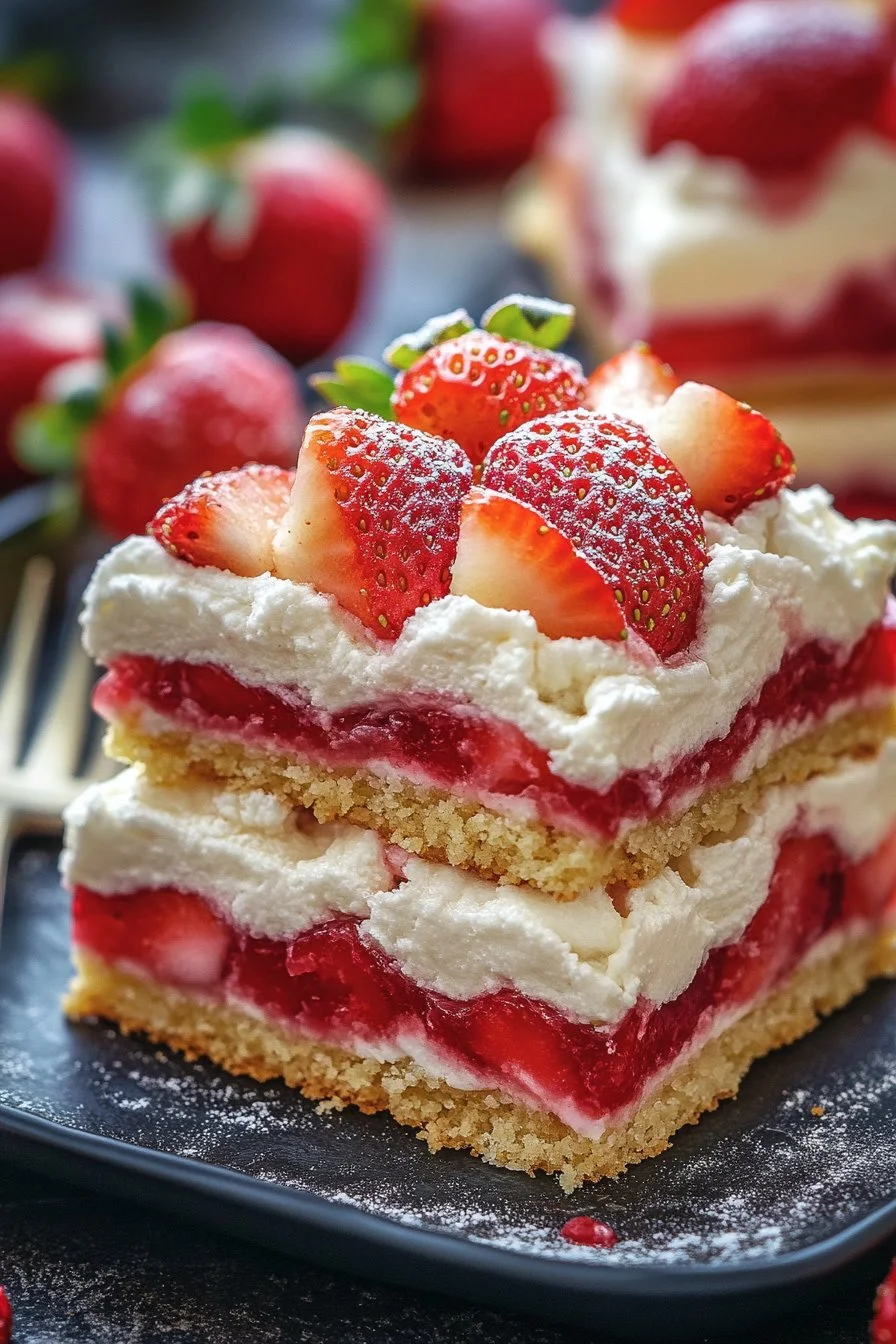 Receta de Barras de Pastelito de Fresa
