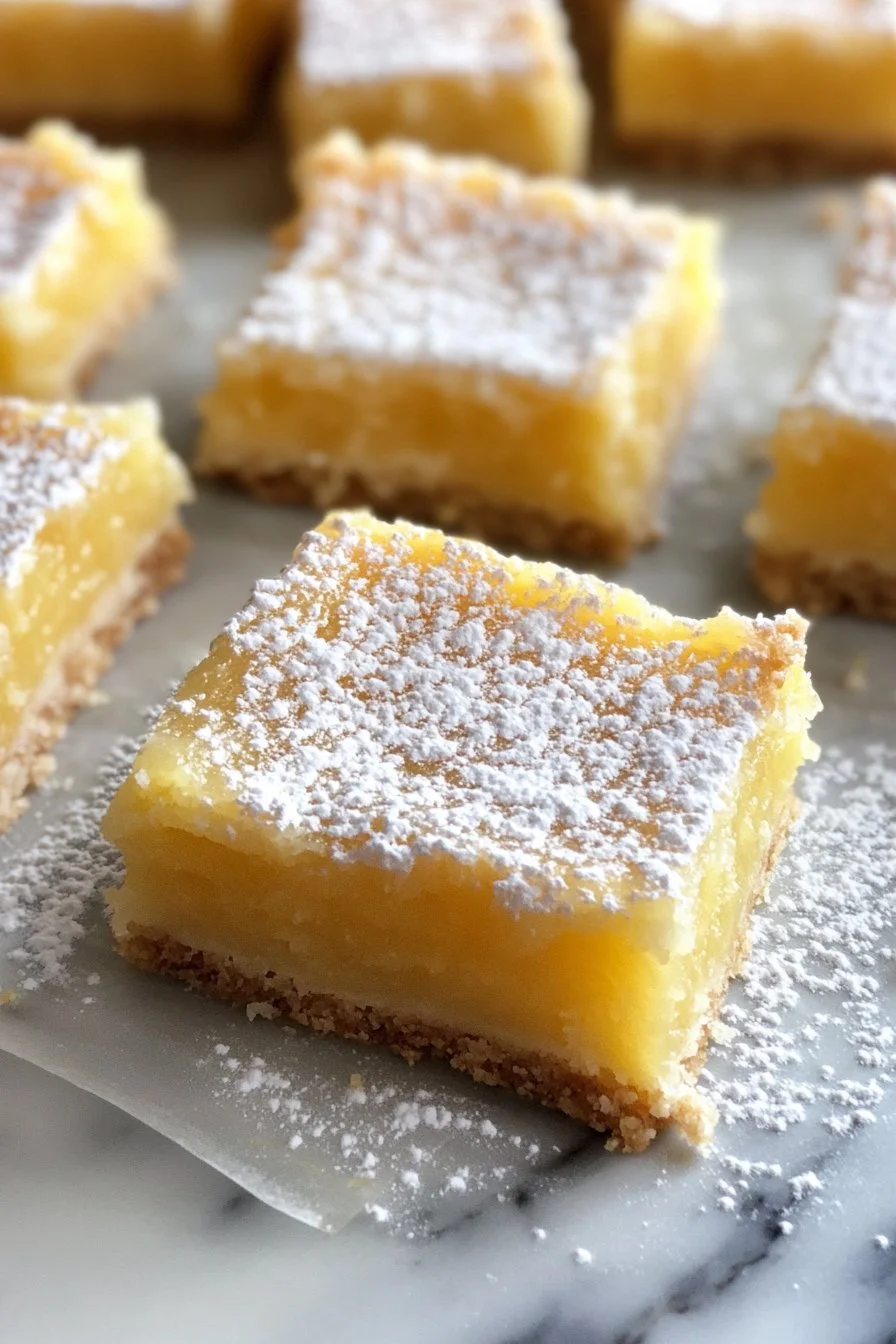 Barritas de Limón Súper Fáciles
