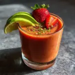 Batido de Fresa y Aguacate