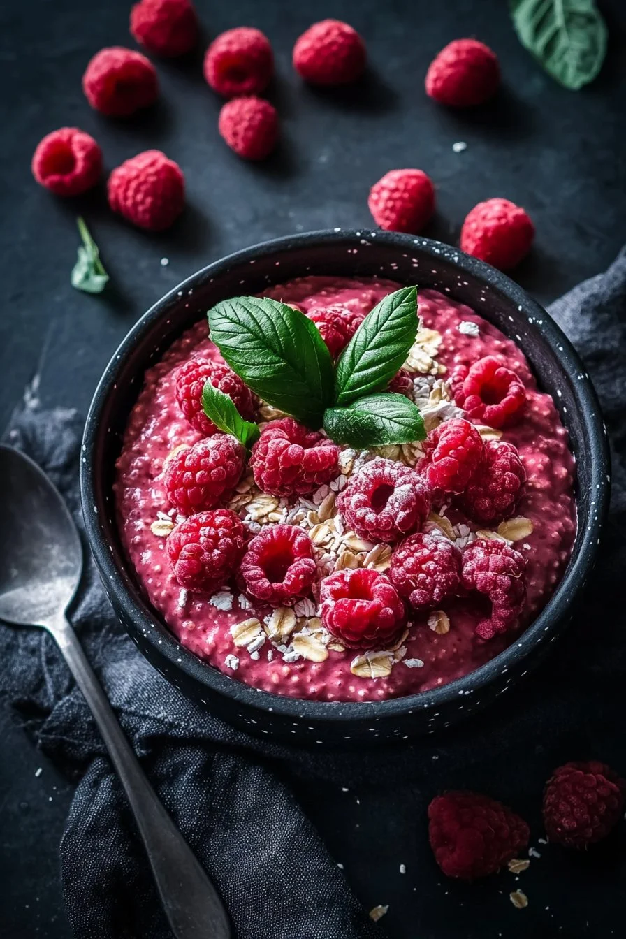 Blended Raspberry Oats