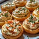 Bocaditos de Dip de Salmón Ahumado