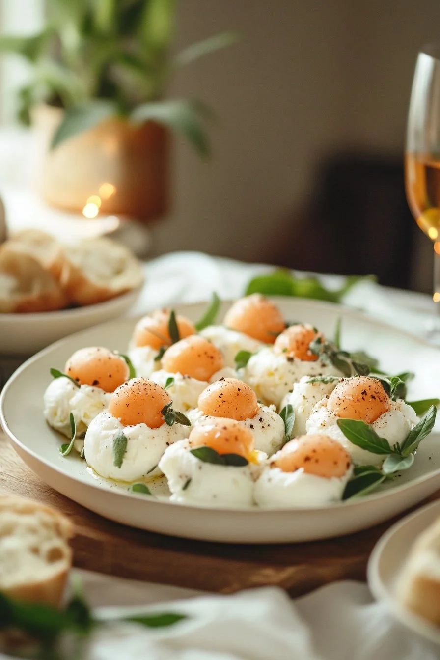 Bolas de Burrata: Un Aperitivo Festivo y Elegante