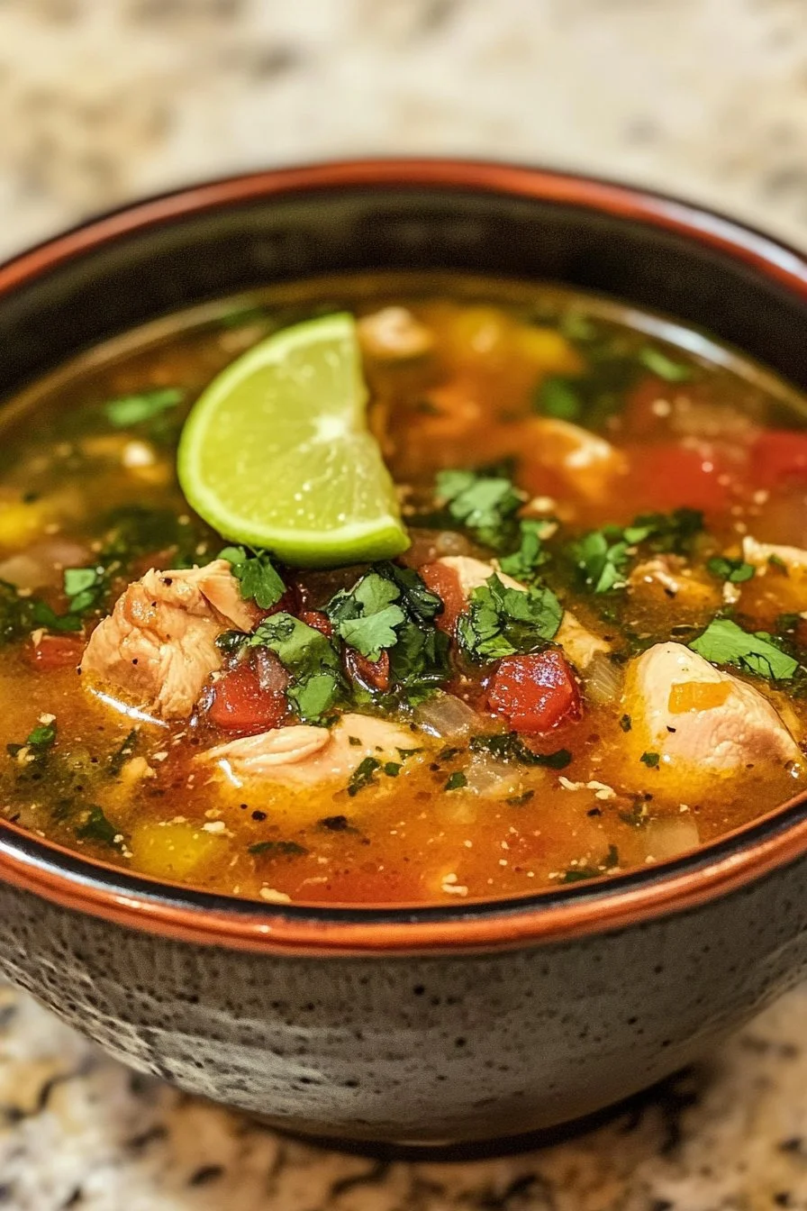 Receta de Caldo de Pollo (Sopa de Pollo Mexicana)