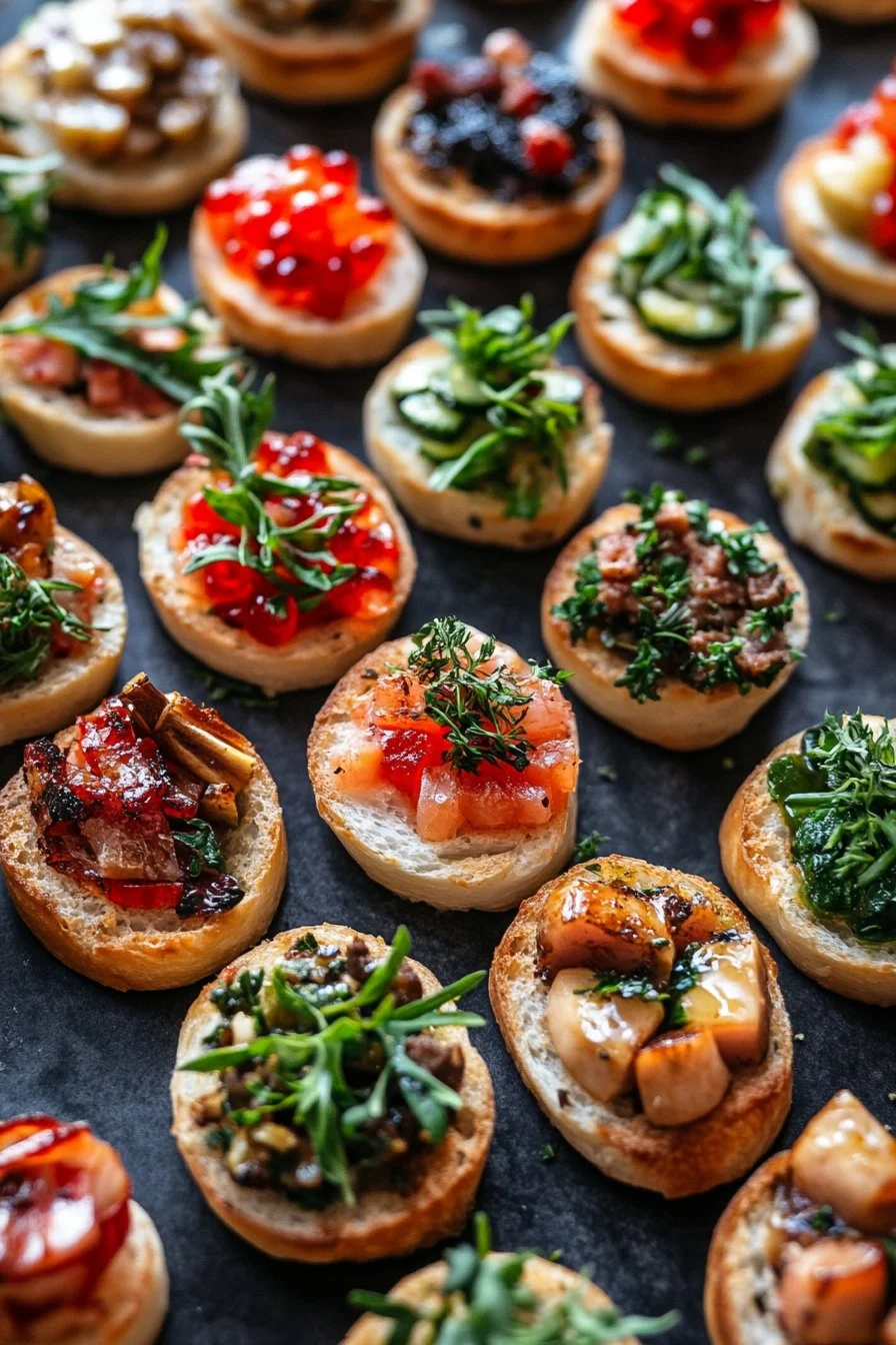 Canapés for Christmas