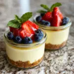 Cheesecake Alto en Proteínas en un Tarro