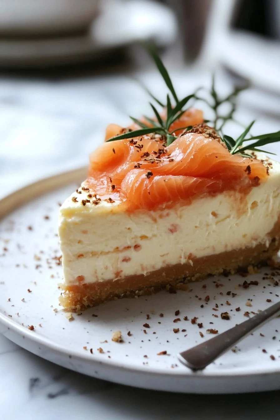 Cheesecake Salado de Salmón Ahumado