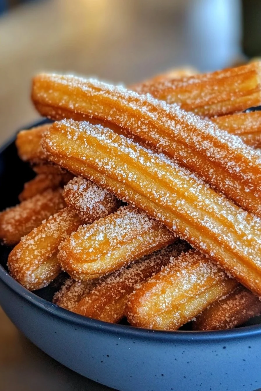 Churros de avena