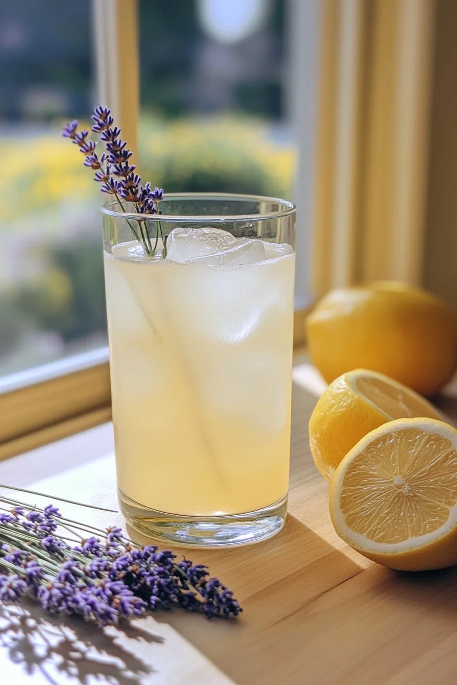 Coconut Lavender Lemonade Mocktail