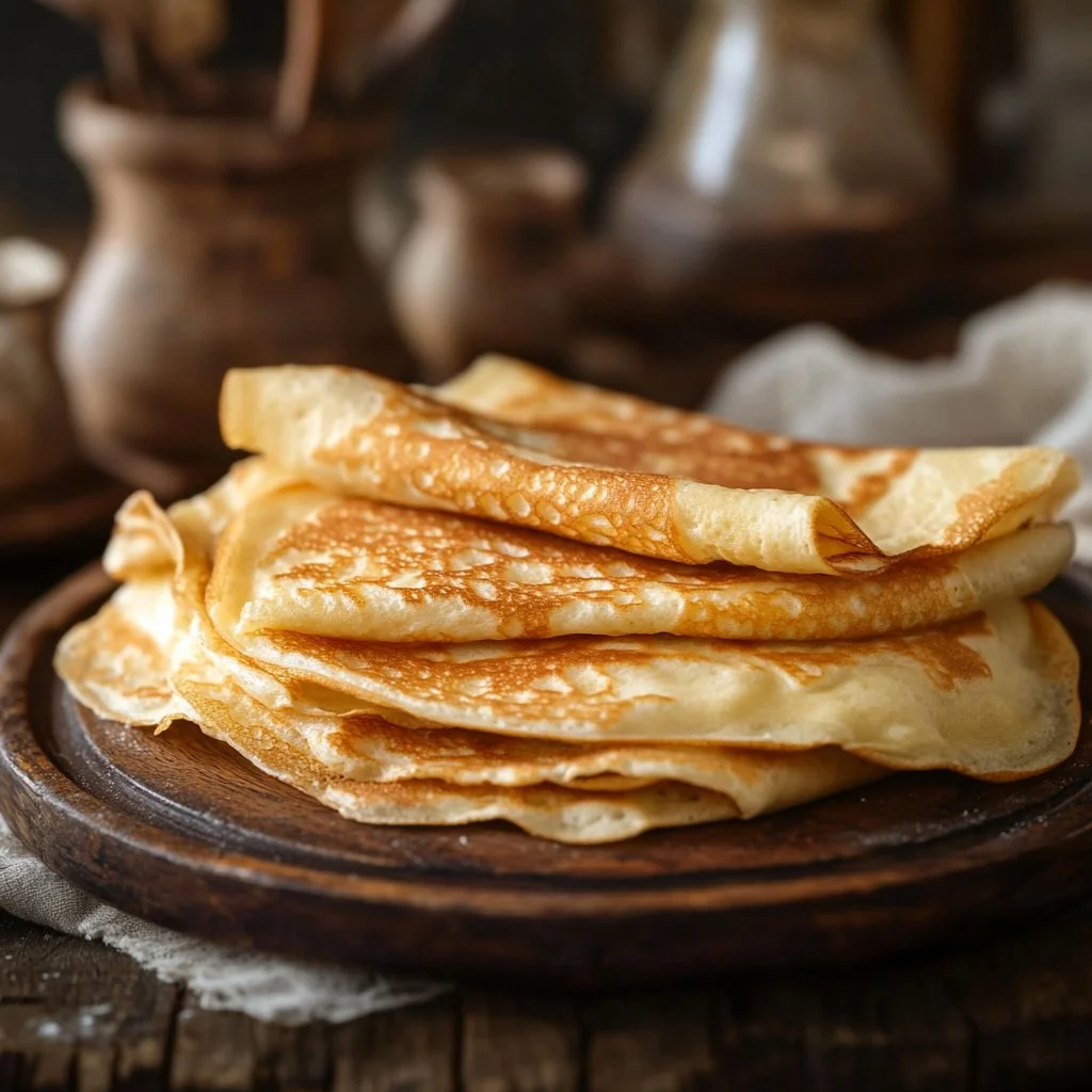 Deliciosas crepas francesas auténticas con relleno variado