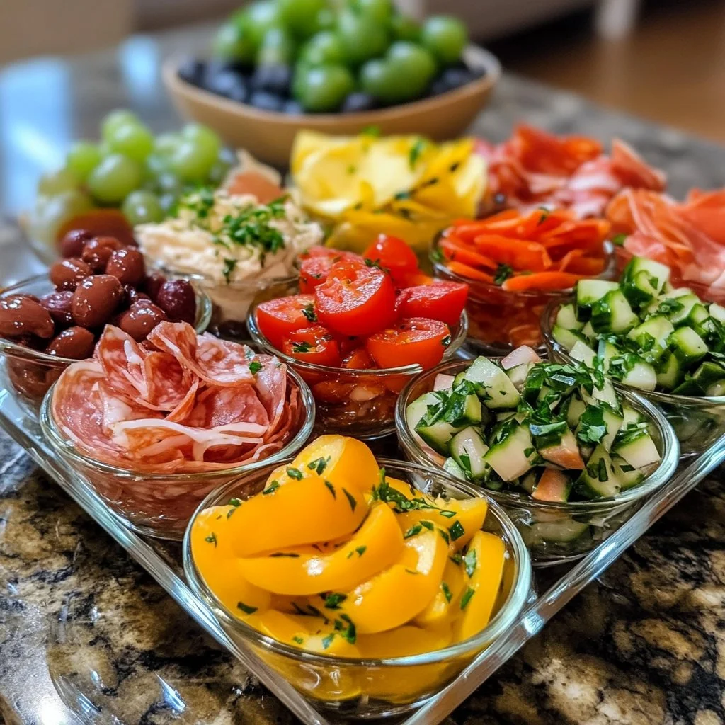 Cucharitas de charcutería mini para aperitivos elegantes
