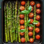 Espárragos al horno con parmesano